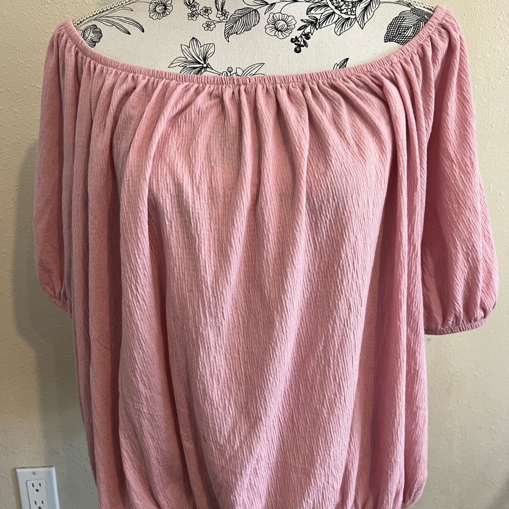 3 Women XL tops can be worn off shoulder.